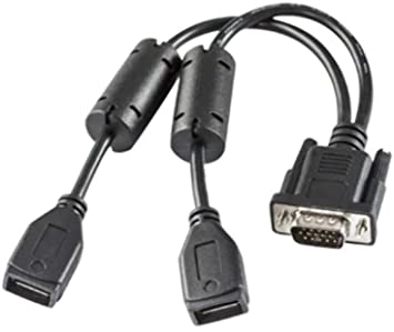 Кабель VM3 USB Y cable - D15 male to two USB type A plug 10ft. (3.05m) host.