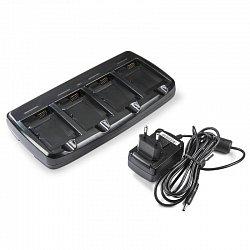 4-х слотовое зарядное устройство для аккумуляторов Dolphin 70e Black, 75e/60s, SL22h/SL42h sled - EU