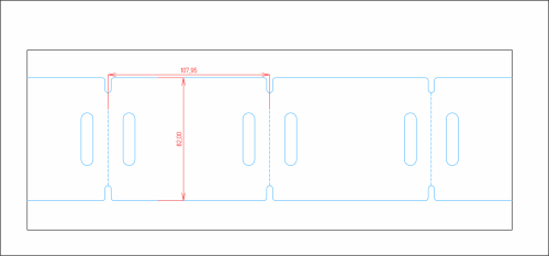 Бирка ТТ пластиковая, 82*107,95мм, 1000 в рул, вт76, 10724