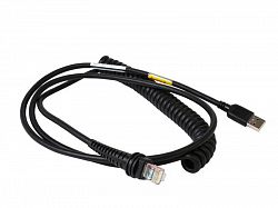 Кабель Cable: USB, black, Type A, 3m (9.8ґ), coiled, 5V host power