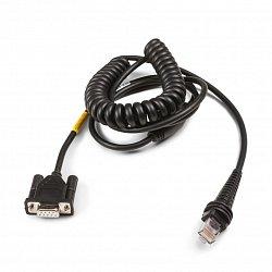 Кабель Cable: RS232 (5V signals), black, DB9 Female, 3m (9.8?), coiled, 5V external power with optio