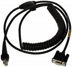 Кабель Cable - Industrial: RS232 (5V signals), black, DB9 Female, 3m (9.8ґ), coiled, 5V external pow